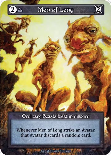 Men of Leng (Foil), Beta — Sorcery card price
