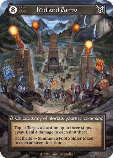 Midland Army (Foil), Beta — Sorcery card price