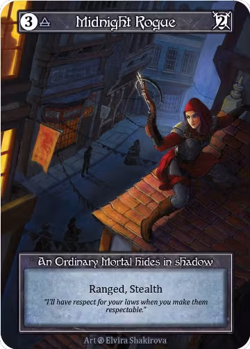 Midnight Rogue (Foil), Beta — Sorcery card price