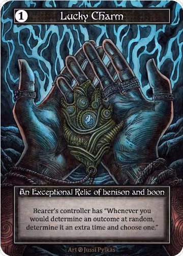 Lucky Charm (Foil), Beta — Sorcery card price