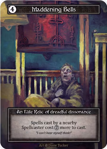 Maddening Bells (Foil), Beta — Sorcery card price