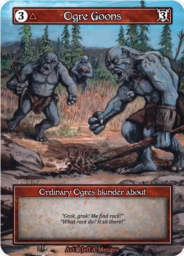Ogre Goons (Foil), Beta — Sorcery card price
