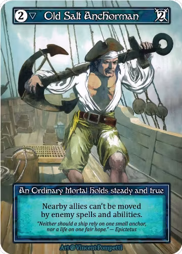 Old Salt Anchorman (Foil), Beta — Sorcery card price