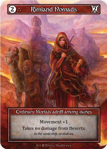 Rimland Nomads (Foil), Beta — Sorcery card price