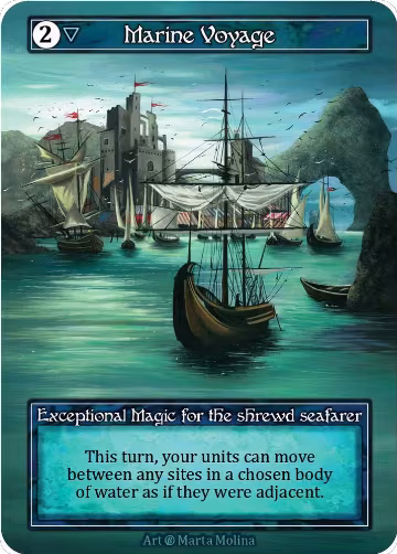 Marine Voyage (Foil), Beta — Sorcery card price