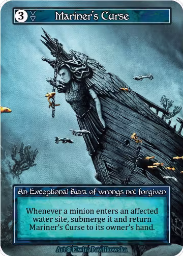 Mariner's Curse (Foil), Beta — Sorcery card price