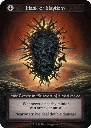 Mask of Mayhem, Beta — Sorcery card price