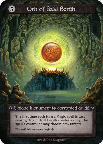 Orb of Ba'al Berith, Beta — Sorcery card price