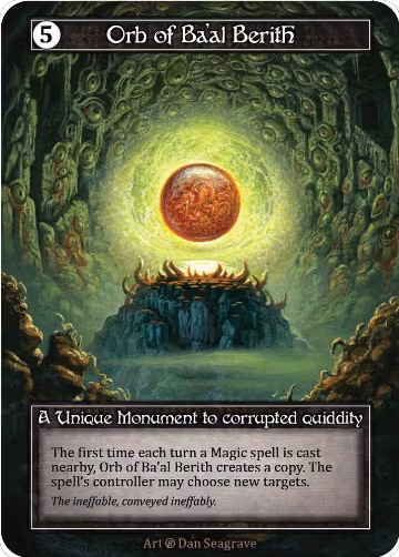 Orb of Ba'al Berith (Foil), Beta — Sorcery card price