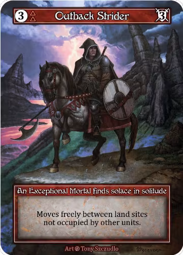 Outback Strider (Foil), Beta — Sorcery card price