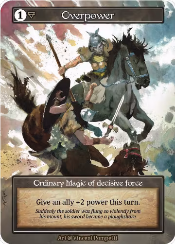 Overpower (Foil), Beta — Sorcery card price