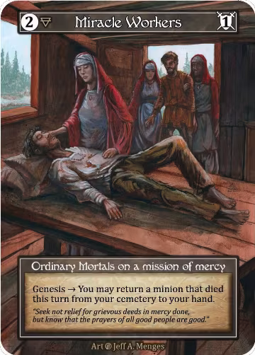 Miracle Workers (Foil), Beta — Sorcery card price