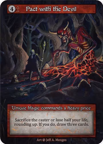 Pact with the Devil, Beta — Sorcery card price