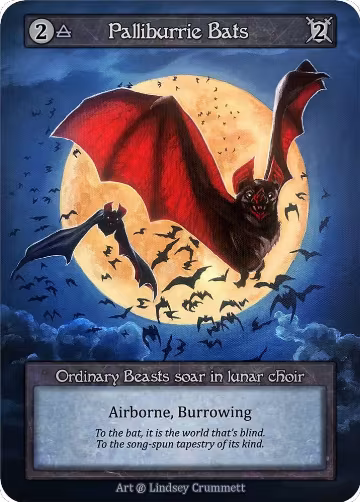 Palliburrie Bats, Beta — Sorcery card price