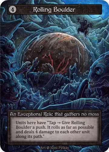 Rolling Boulder, Beta — Sorcery card price