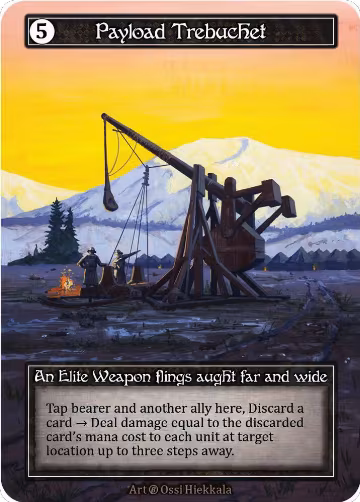 Payload Trebuchet (Foil), Beta — Sorcery card price