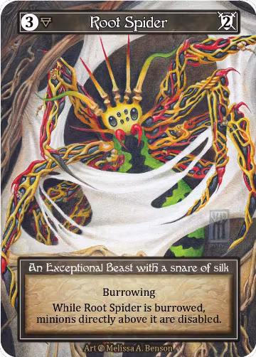 Root Spider (Foil), Beta — Sorcery card price