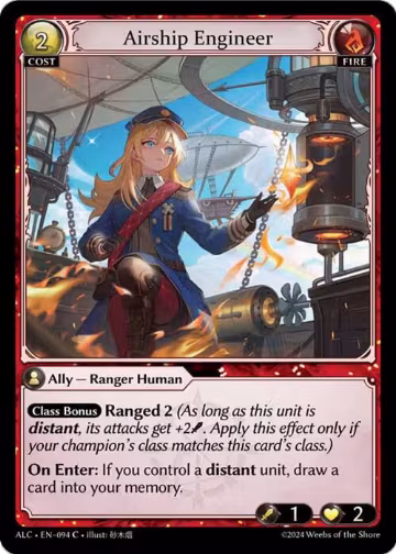 Airship Engineer (094), Alchemical Revolution — Grand Archive card price