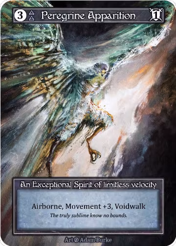 Peregrine Apparition (Foil), Beta — Sorcery card price