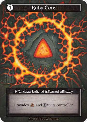 Ruby Core (Foil), Beta — Sorcery card price