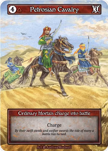 Petrosian Cavalry (Foil), Beta — Sorcery card price