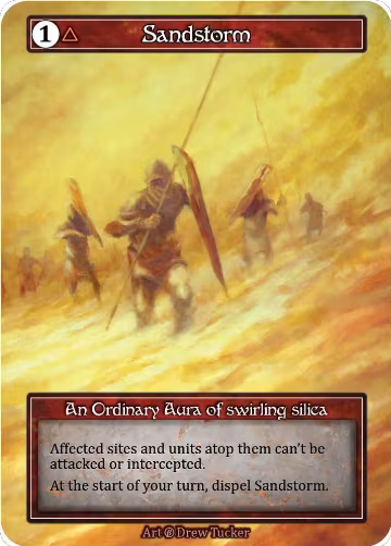 Sandstorm (Foil), Beta — Sorcery card price