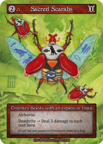 Sacred Scarabs, Beta — Sorcery card price