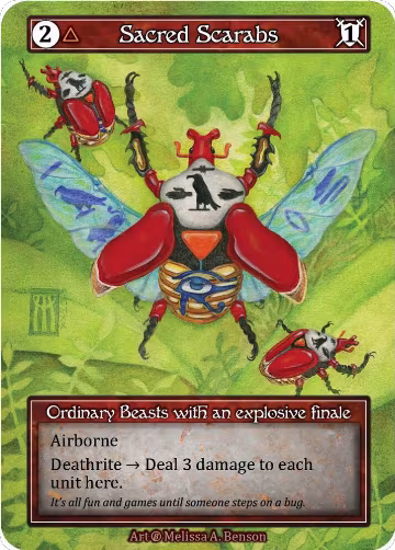 Sacred Scarabs (Foil), Beta — Sorcery card price