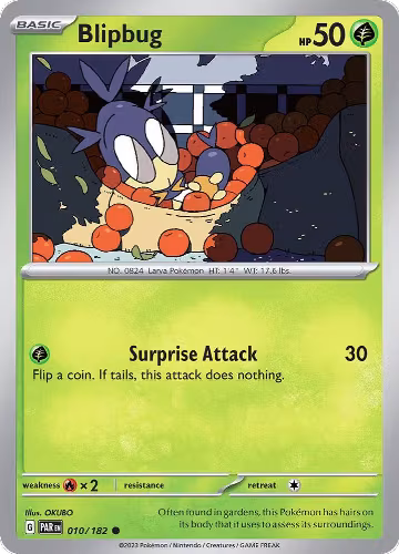 Blipbug (010/182), Paradox Rift — Pokémon card price