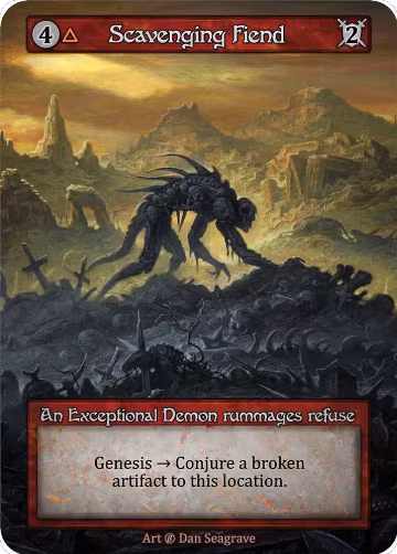 Scavenging Fiend, Beta — Sorcery card price