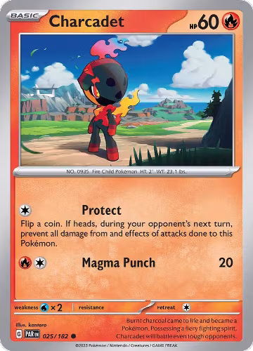Charcadet - 025/182 (025/182), Paradox Rift — Pokémon card price