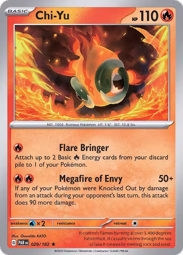 Chi-Yu (029/182), Paradox Rift — Pokémon card price