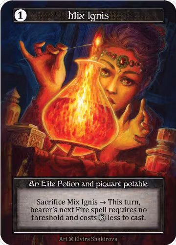 Mix Ignis (Foil), Beta — Sorcery card price