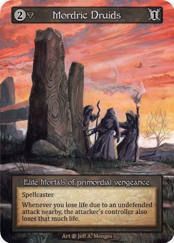 Mordric Druids, Beta — Sorcery card price
