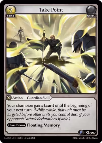 Take Point (068), Alchemical Revolution Starter Decks — Grand Archive card price