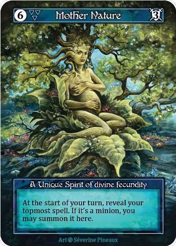 Mother Nature (Foil), Beta — Sorcery card price
