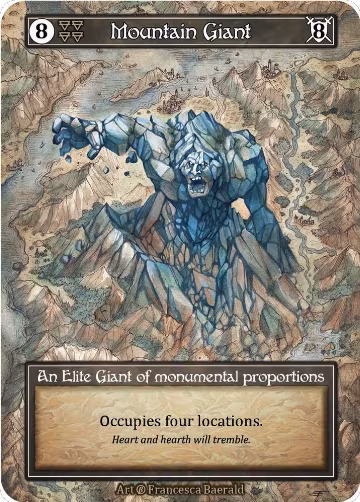 Mountain Giant (Foil), Beta — Sorcery card price
