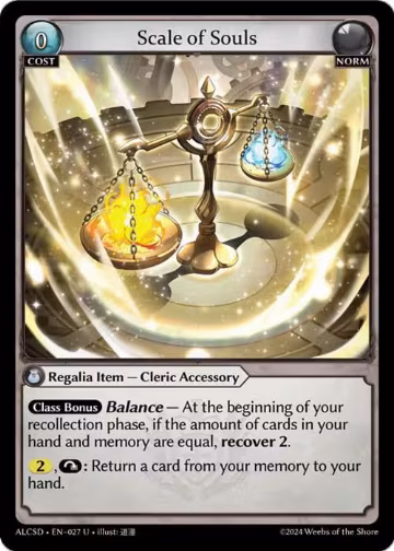 Scale of Souls (027), Alchemical Revolution Starter Decks — Grand Archive card price