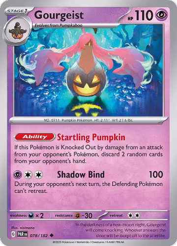 Gourgeist (078/182), Paradox Rift — Pokémon card price