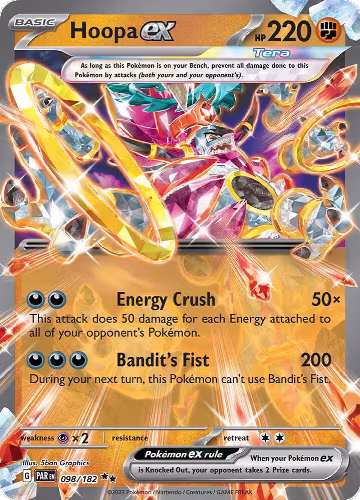 Hoopa ex (098/182), Paradox Rift — Pokémon card price