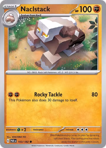 Naclstack (103/182), Paradox Rift — Pokémon card price