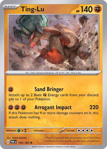 Ting-Lu (109/182), Paradox Rift — Pokémon card price