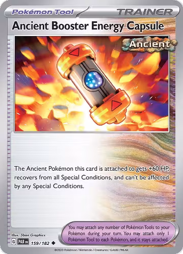 Ancient Booster Energy Capsule (159/182), Paradox Rift — Pokémon card price