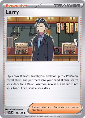 Larry (165/182), Paradox Rift — Pokémon card price