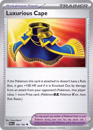 Luxurious Cape (166/182), Paradox Rift — Pokémon card price