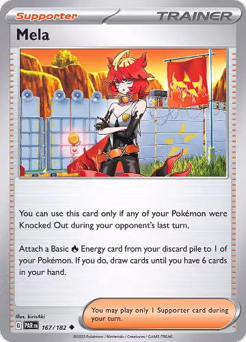 Mela (167/182), Paradox Rift — Pokémon card price