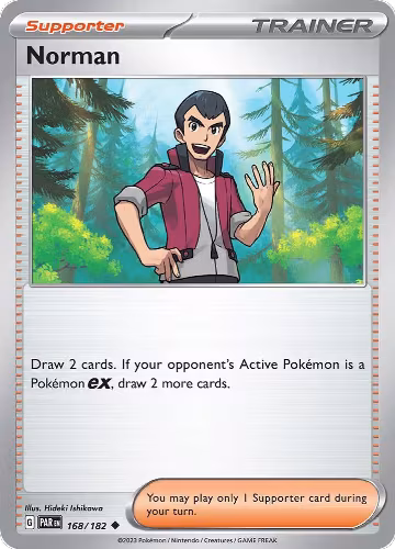 Norman (168/182), Paradox Rift — Pokémon card price