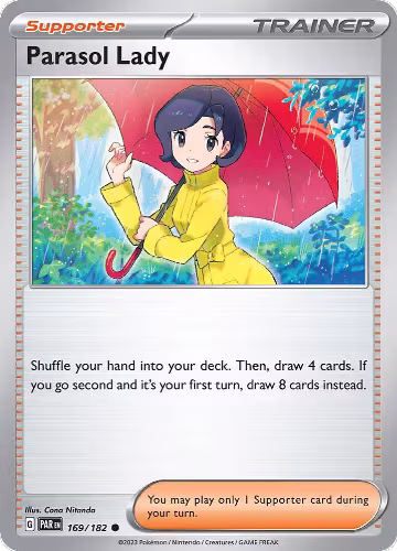 Parasol Lady (169/182), Paradox Rift — Pokémon card price