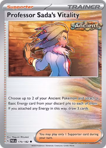 Professor Sada's Vitality (170/182), Paradox Rift — Pokémon card price