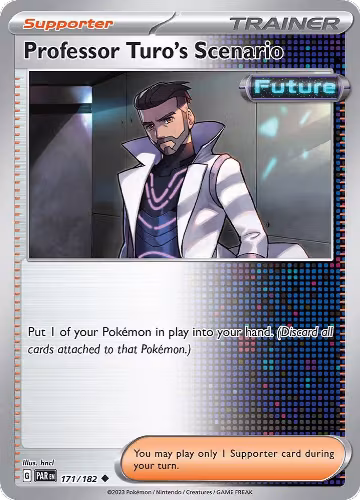 Professor Turo's Scenario (171/182), Paradox Rift — Pokémon card price